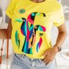 Odziez CandyTM T-Shirty Basic | T-Shirt Tukany Zolty